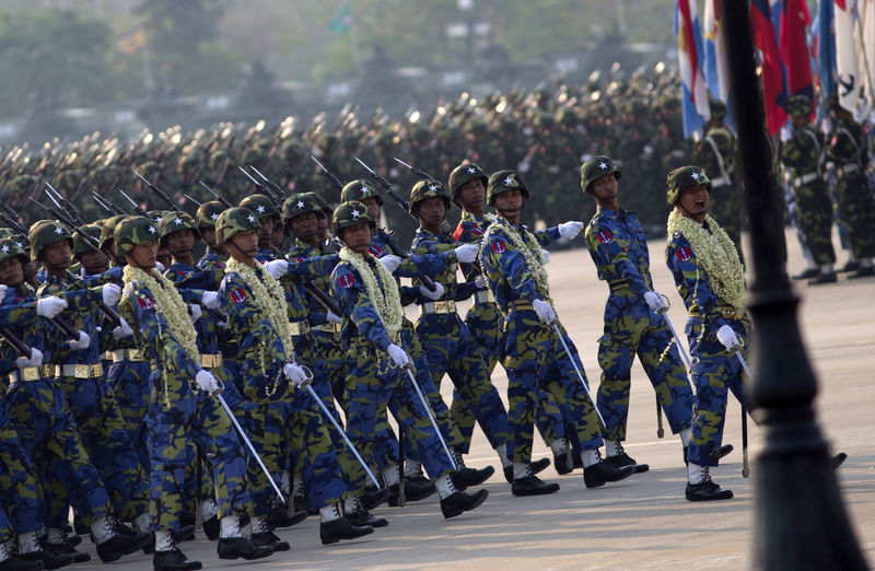 Armed Forces Day, in Naypyidaw, Myanmar, March 27, 2013 Photo: AP