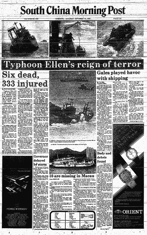 September 10, 1983: Typhoon Ellen