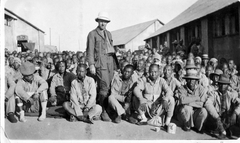 Workers seen in Weihai during recruitment. Photo: Weihai Archives