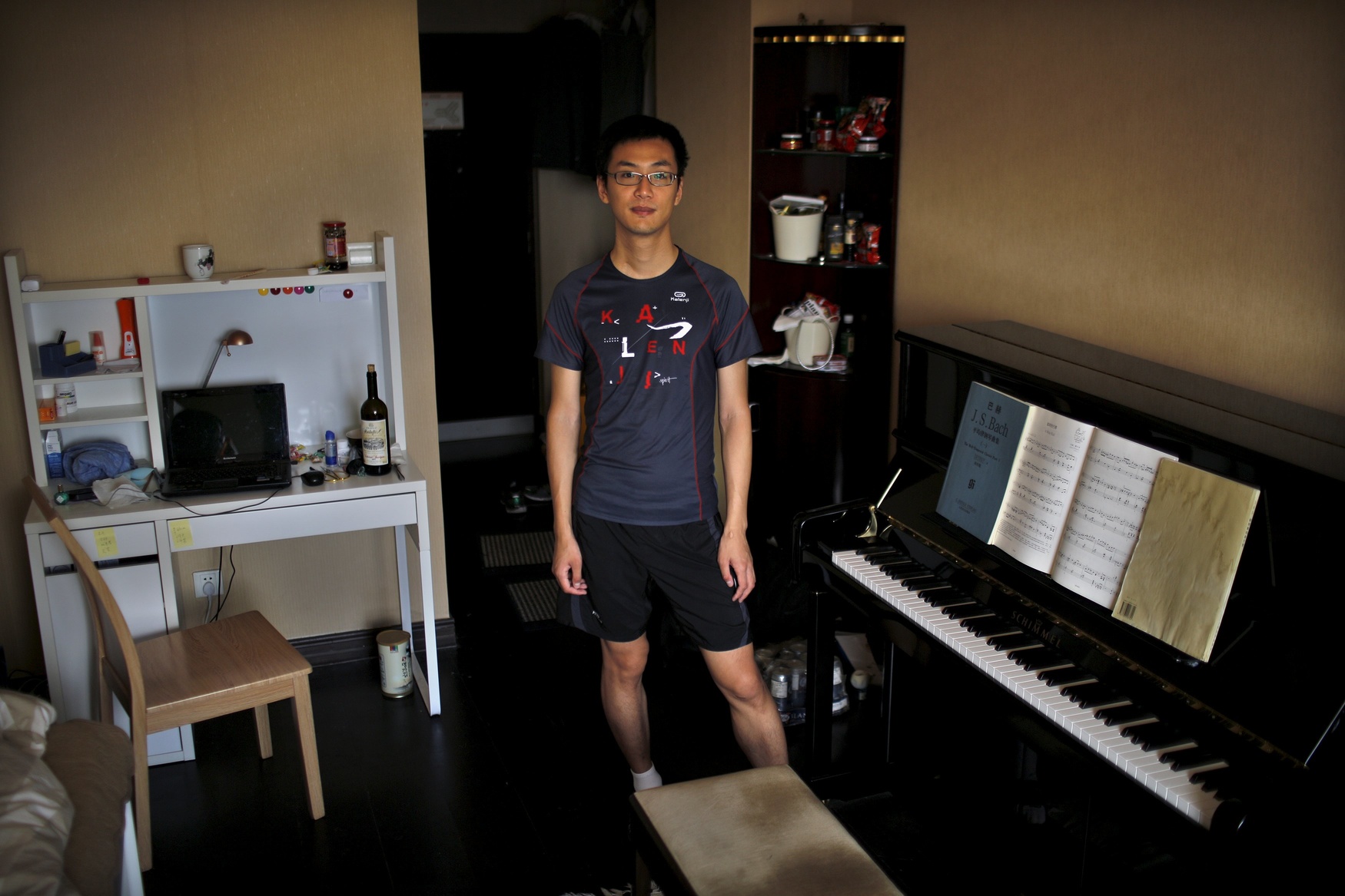 Dai Chen, who was born in 1988, poses for a photograph in Shanghai July 23, 2014. Chen said: 'I don't want to have siblings because if I had a brother or a sister I would have to share. It would be difficult to get a good education.'
