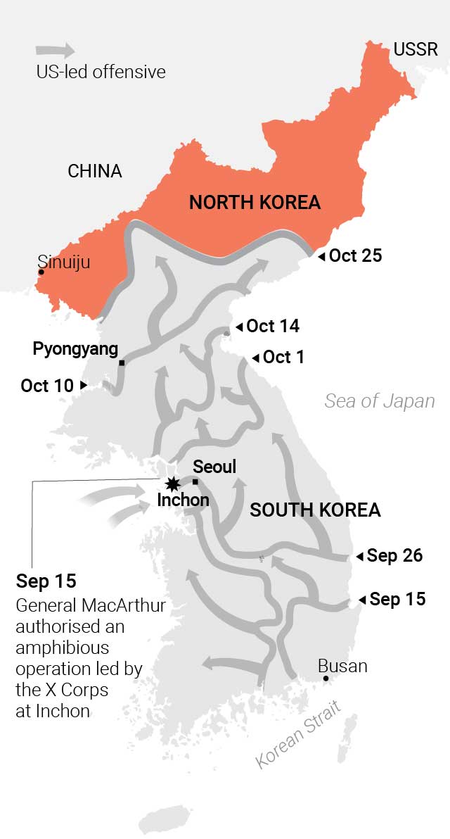 The Korean war visually explained history maps casualties